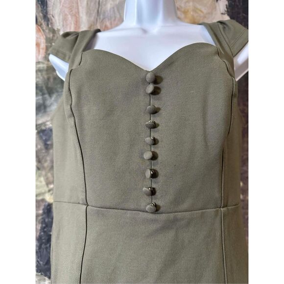 New Anthro X The Cecily Fit & Flare Sweetheart Dress by Maeve: Knit Edition size - Picture 9 of 9